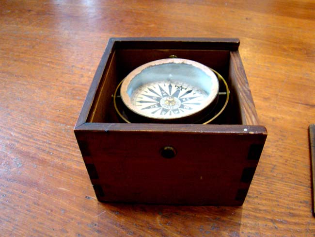A fine boxed small boat compass by Joseph Molteni of Paris (1811-1852) circa 1840 — image 3